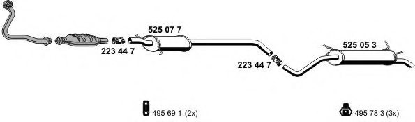 ERNST 100133 Exhaust System